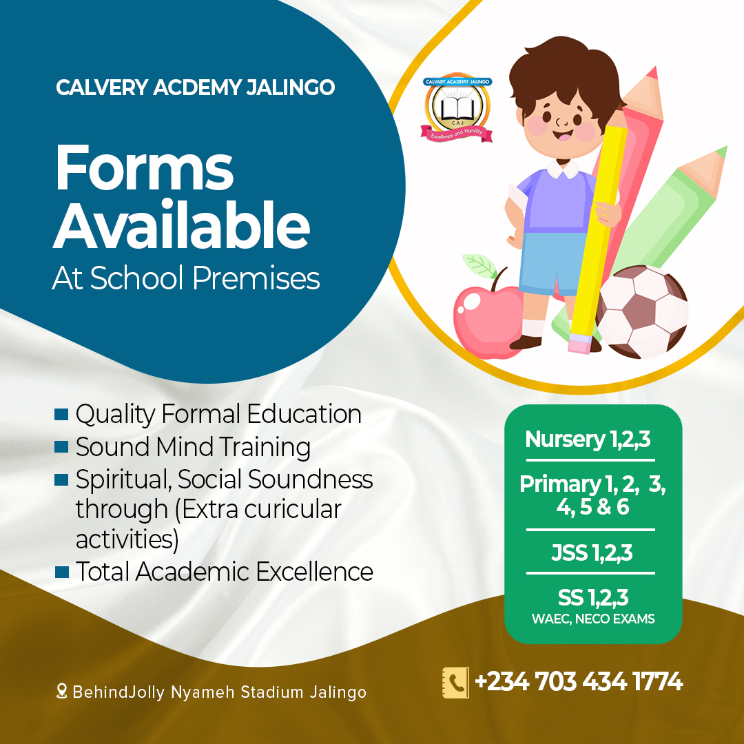 You are currently viewing ADMISSION FORM IS OUT